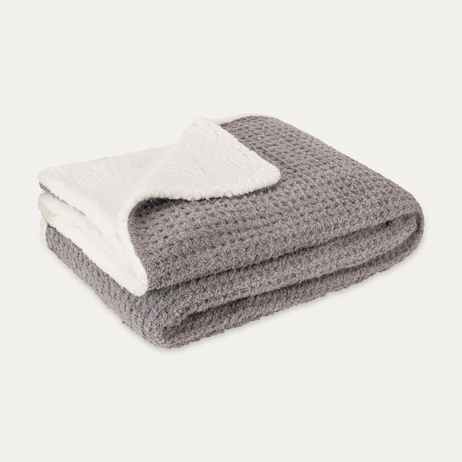 Sherpa Lined Cozy Blanket 3 Piece Set