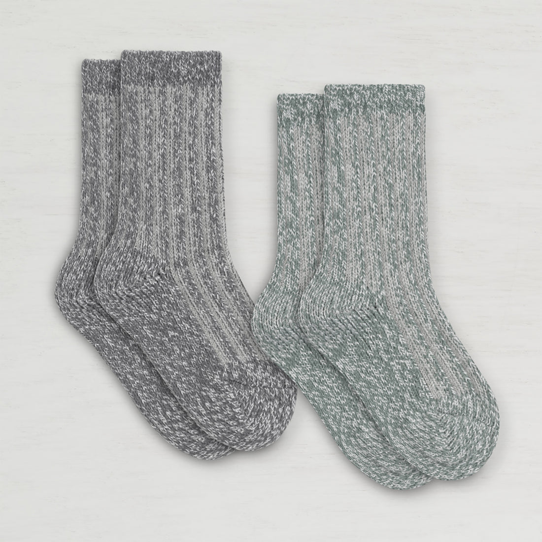 Girls Recycled Crew Sock - 2PK