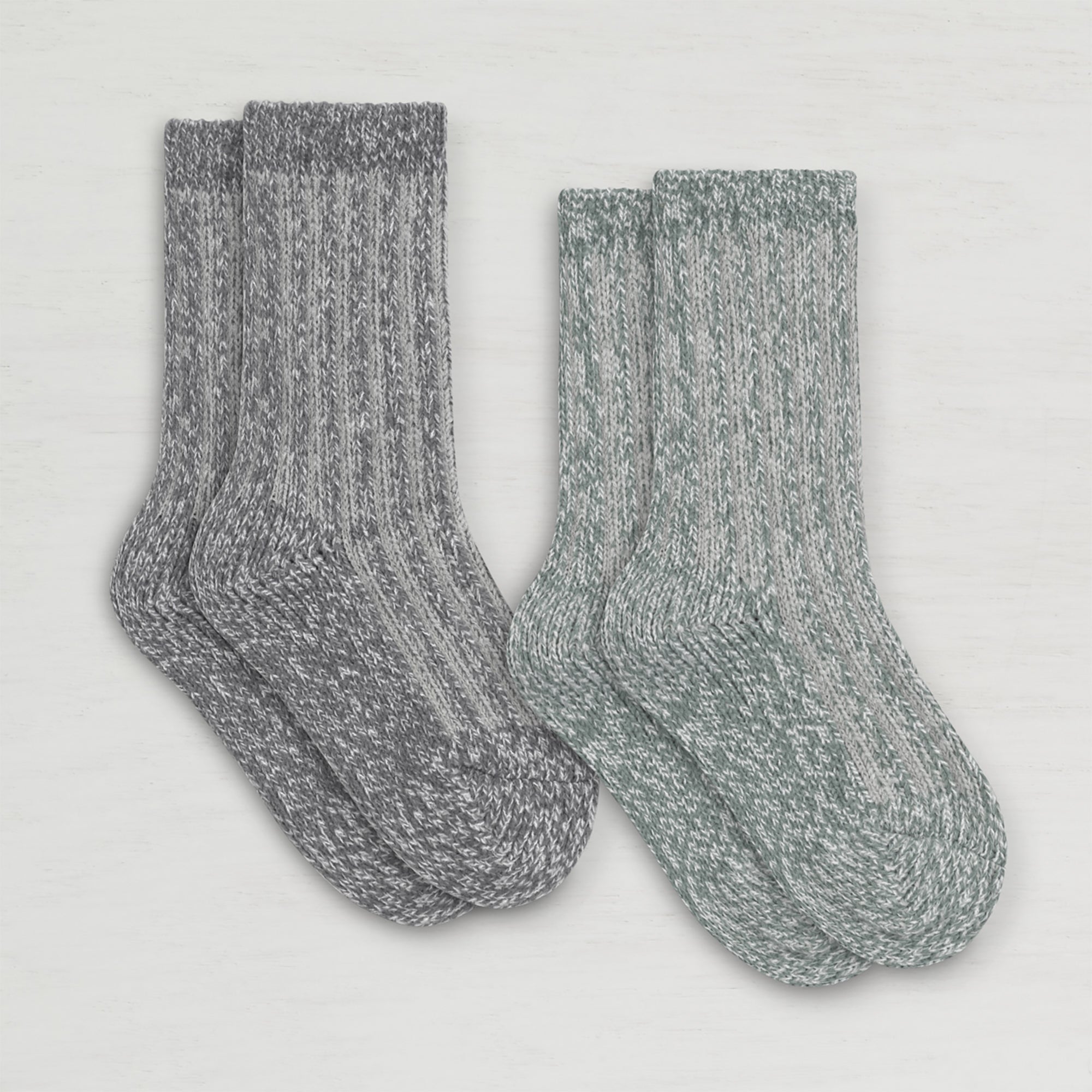Girls Recycled Crew Sock - 2PK