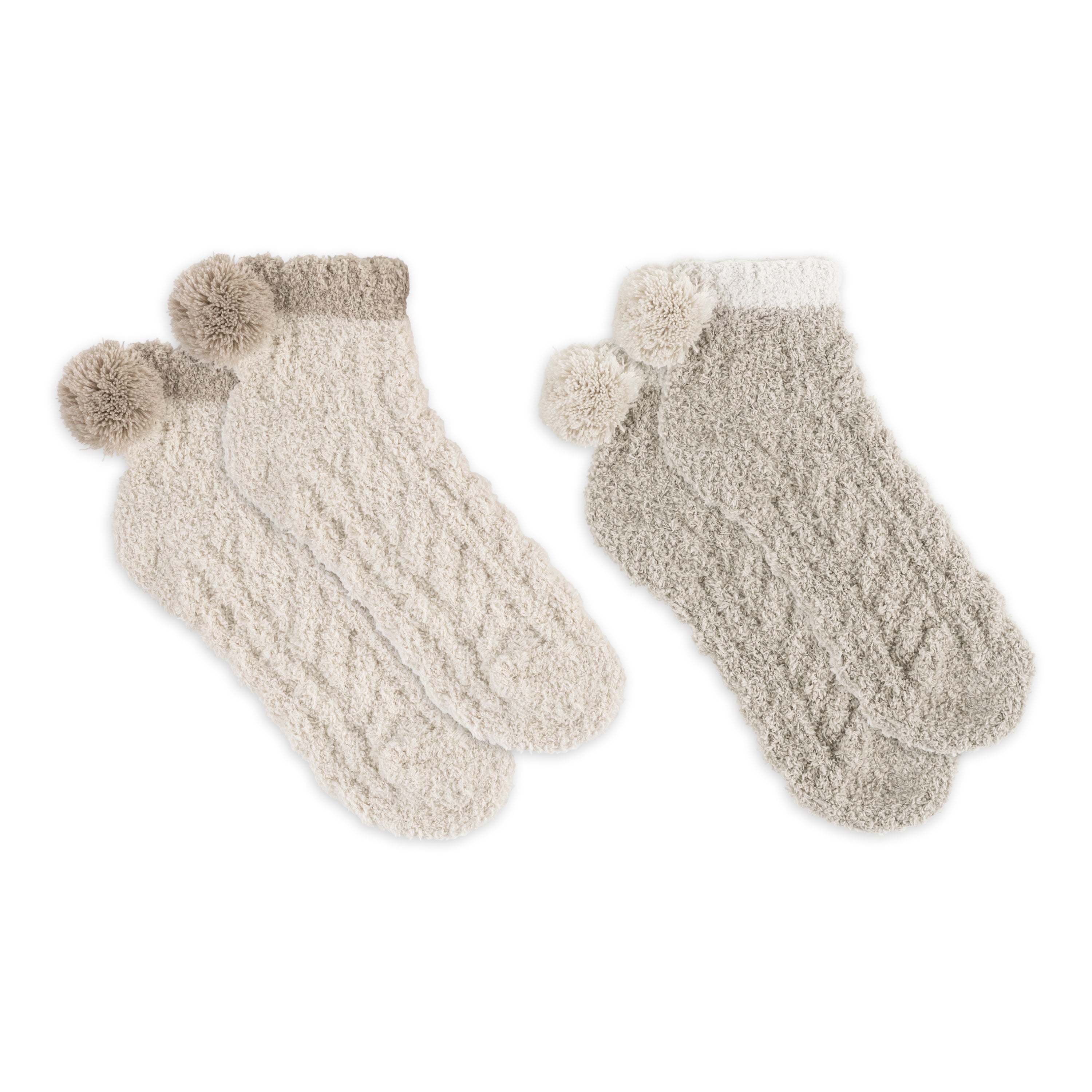 Bootie socks with pom clearance poms