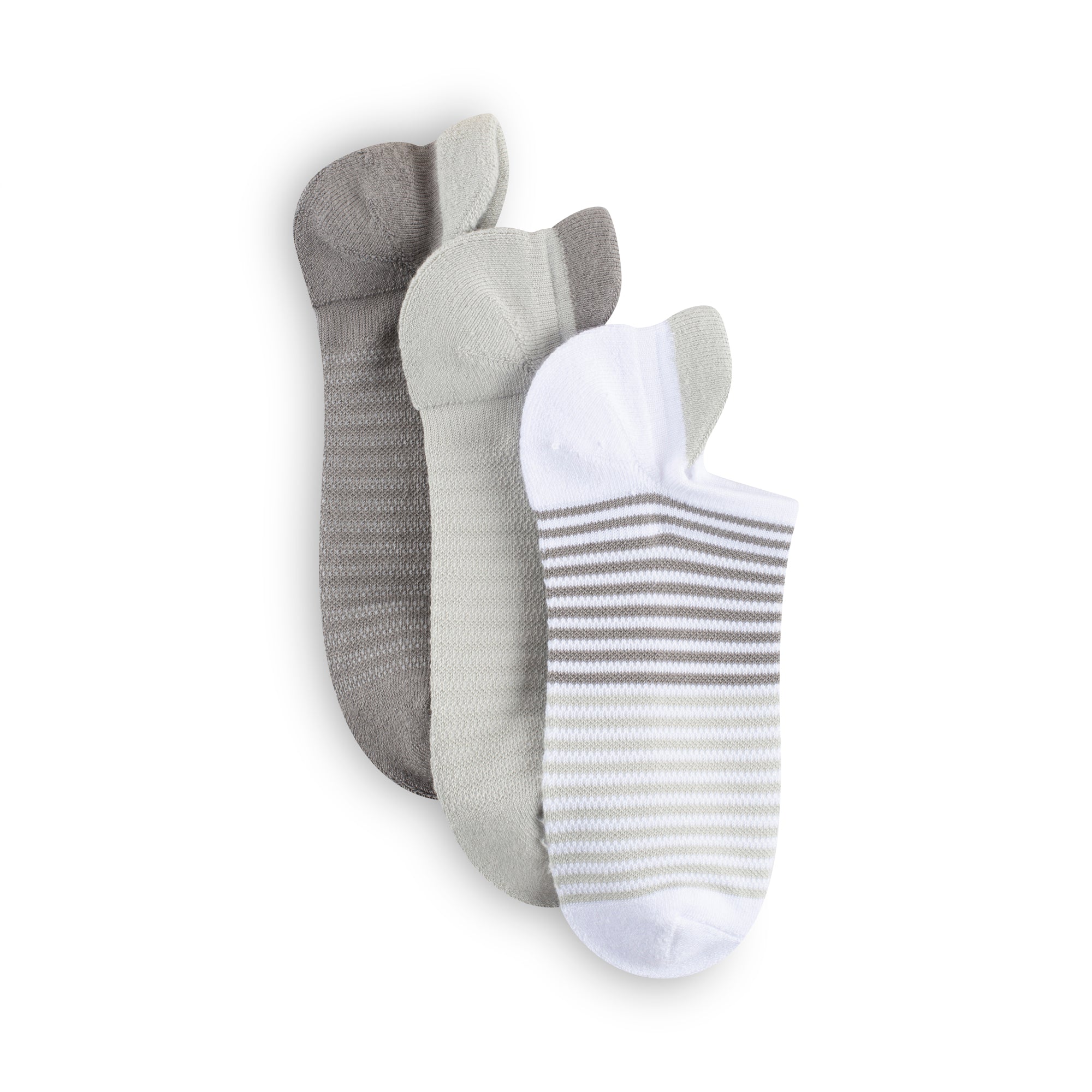 Womens Powder Heel Tab Low Cut Sock - 3PK