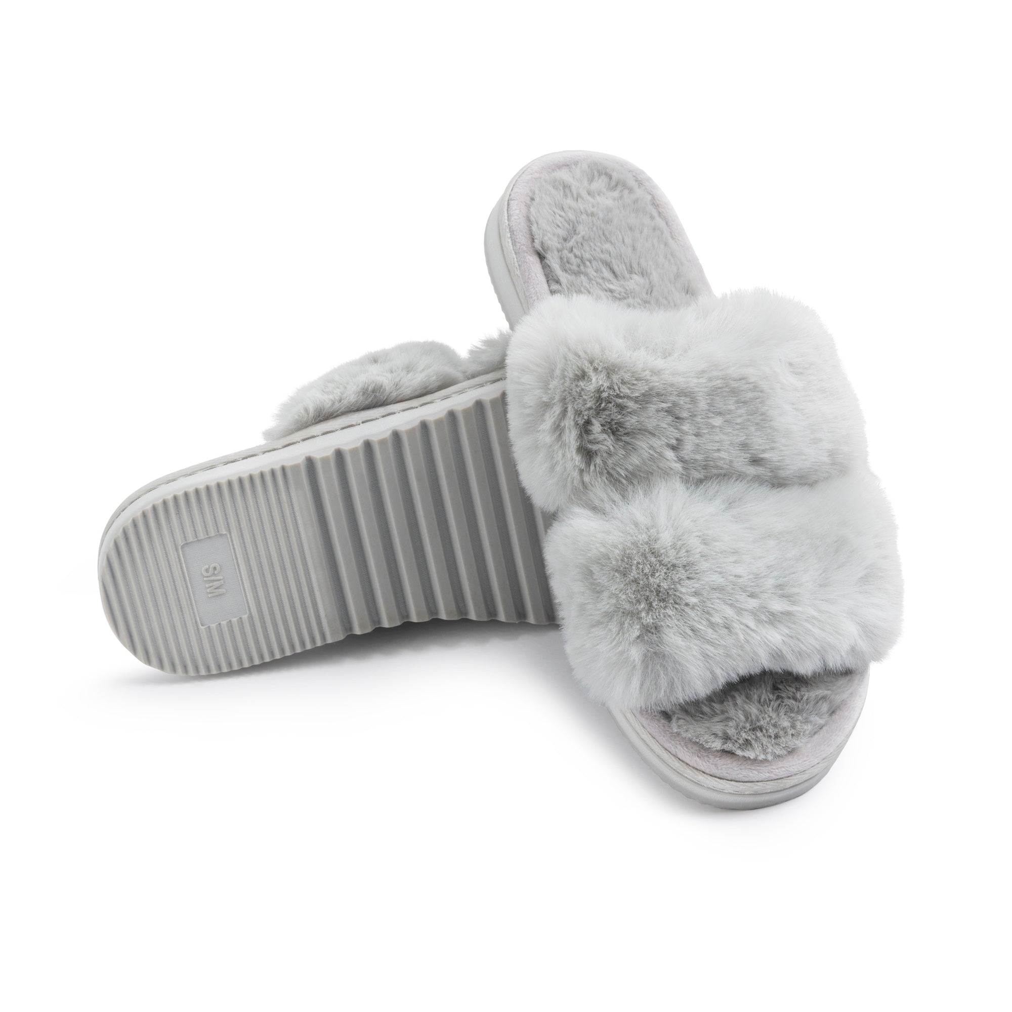 All Day Faux Fur Slide Lemon Collections