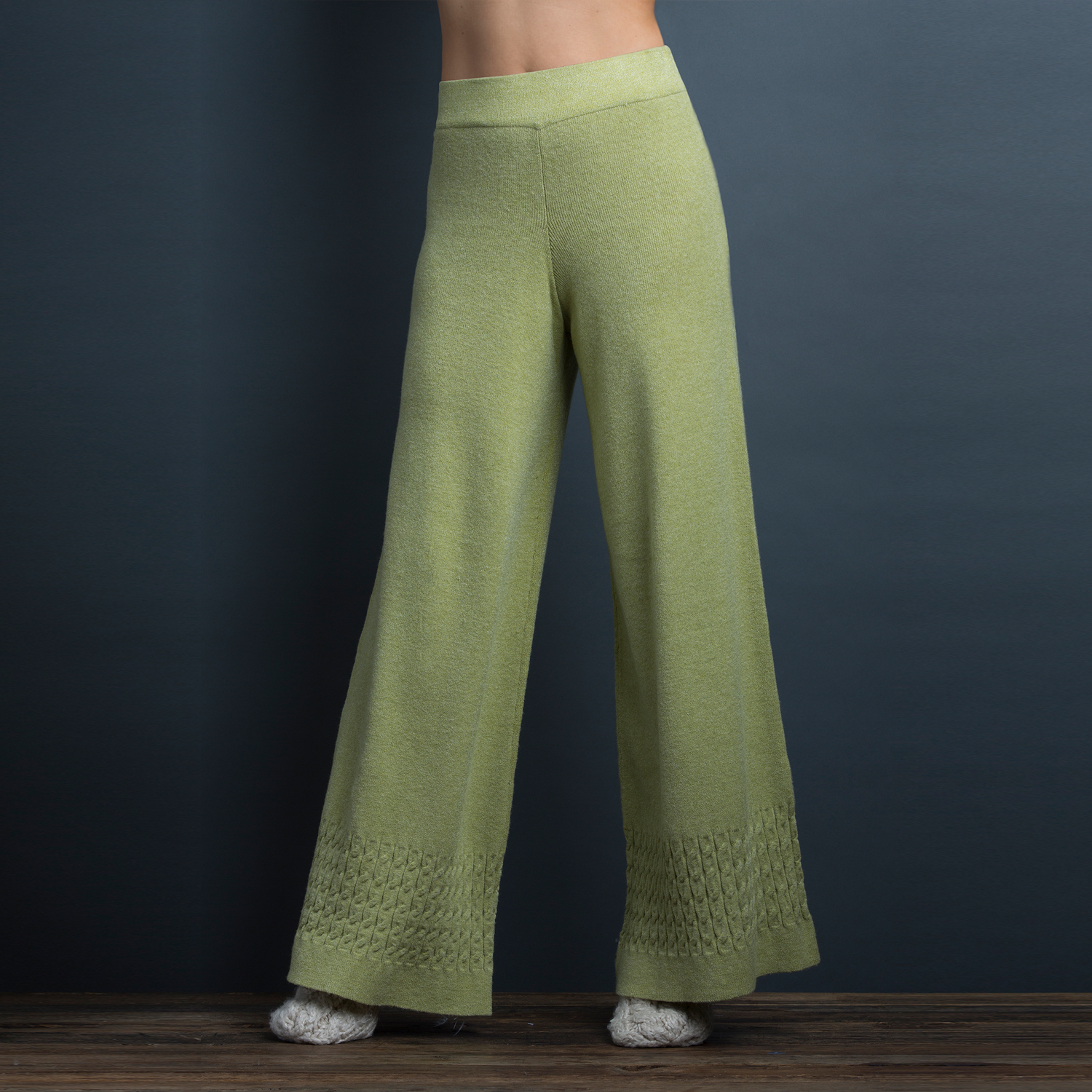 Crepe Cable Pant