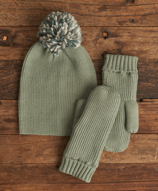 Michigan Ribbed Lined Mitten