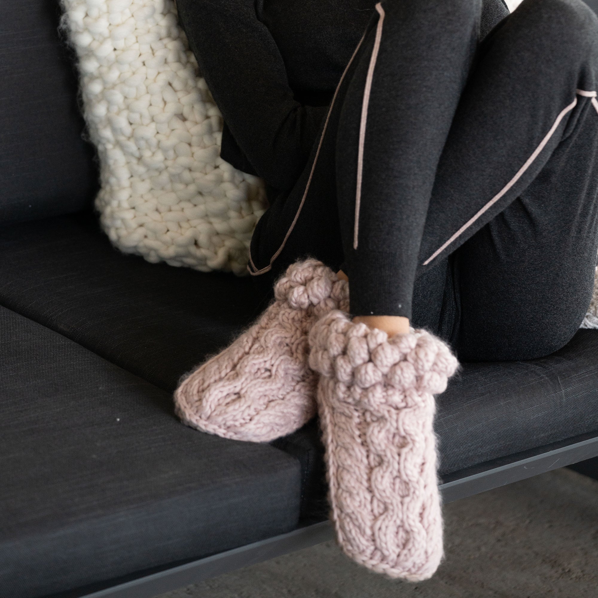 Whimsy Knit Bootie